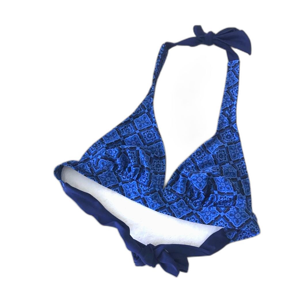 Converse Bikini Top Y2K Size Small Blue